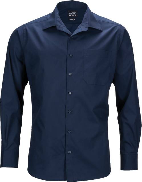 Daiber Men's Business Shirt Long-Sleeved – Navy