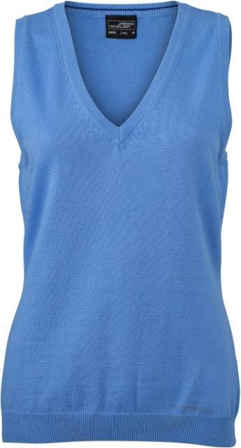 Daiber Ladies' V-Neck Pullunder – Glacier Blue