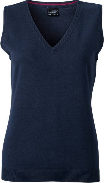 Daiber Ladies' V-Neck Pullunder – Navy