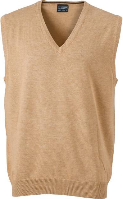 Daiber Men's V-Neck Pullunder – Camel