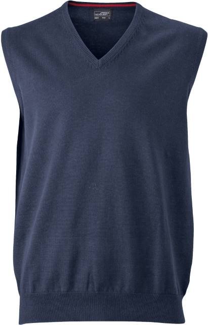 Daiber Men's V-Neck Pullunder – Navy