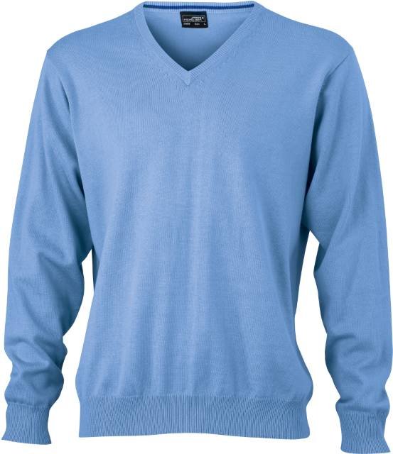 Daiber Men's V-Neck Pullover – Glacier Blue