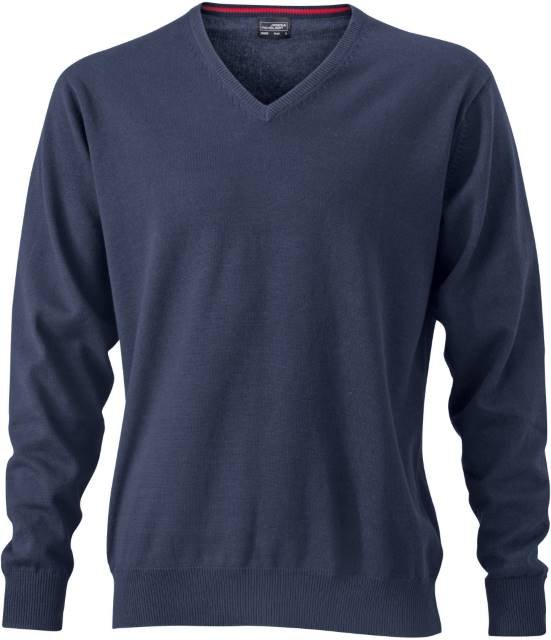 Daiber Men's V-Neck Pullover – Navy