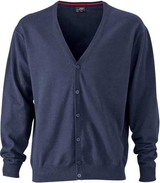 Daiber Men's V-Neck Cardigan – Navy