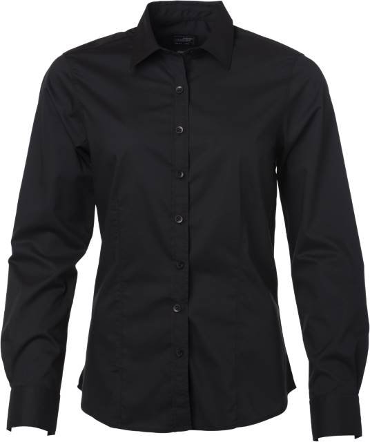 Daiber Ladies' Shirt Longsleeve Poplin – Black