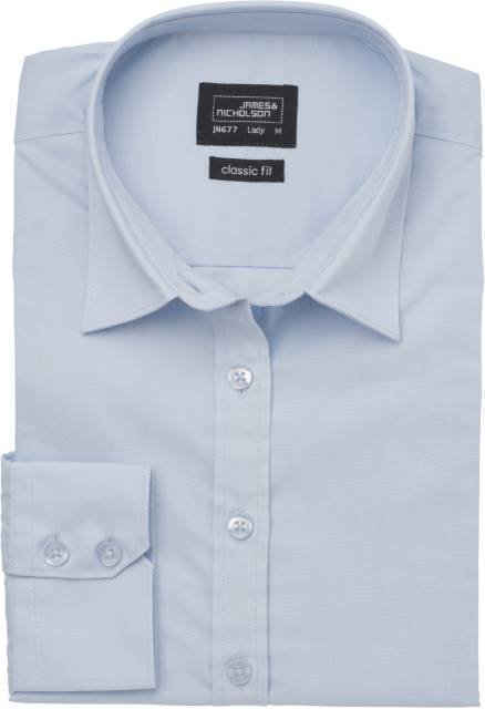 Daiber Ladies' Shirt Longsleeve Poplin – Light Blue