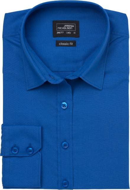 Daiber Ladies' Shirt Longsleeve Poplin – Royal