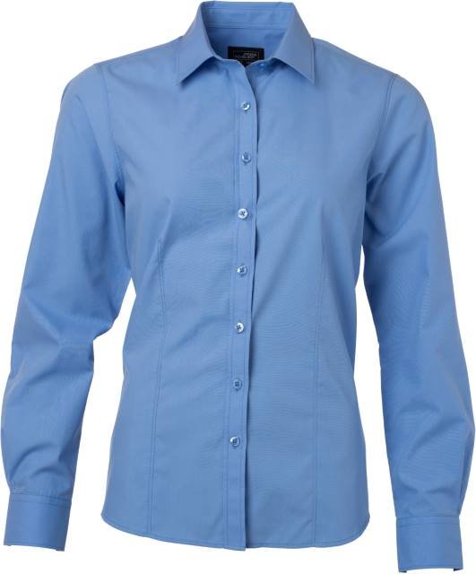 Daiber Ladies' Shirt Longsleeve Poplin – Aqua