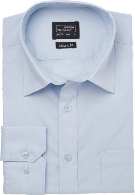 Daiber Men's Shirt Longsleeve Poplin – Light Blue