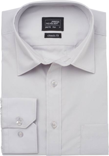 Daiber Men's Shirt Longsleeve Poplin – Light Grey