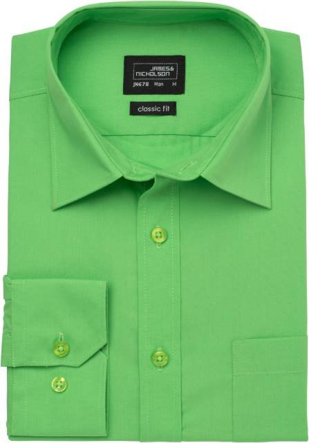 Daiber Men's Shirt Longsleeve Poplin – Lime Green
