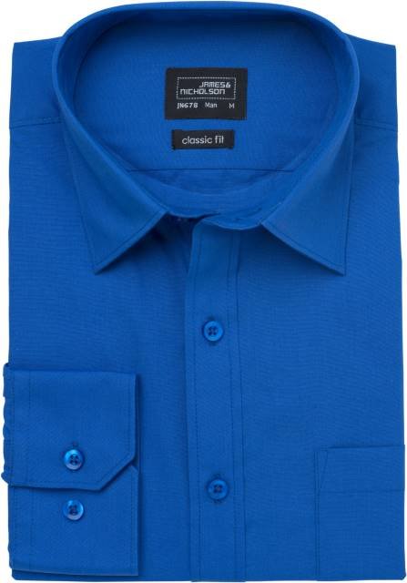 Daiber Men's Shirt Longsleeve Poplin – Royal