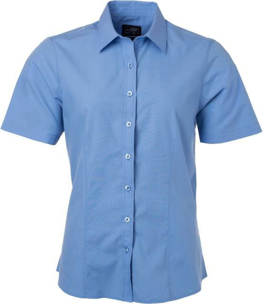 Daiber Ladies' Shirt Shortsleeve Poplin – Aqua