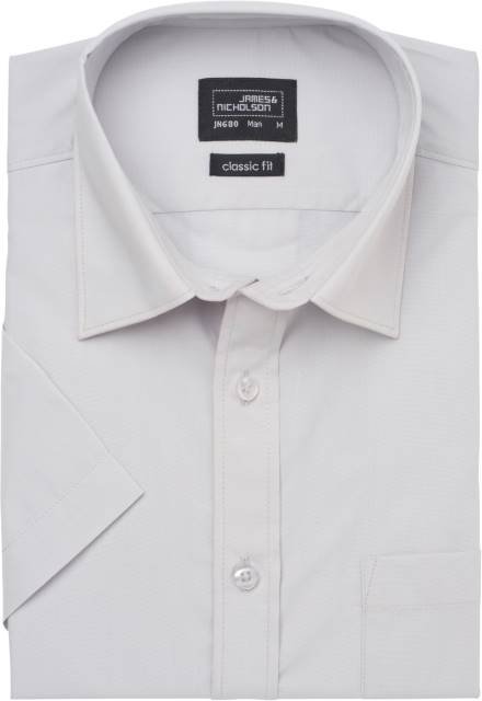 Daiber Men's Shirt Shortsleeve Poplin – Light Grey