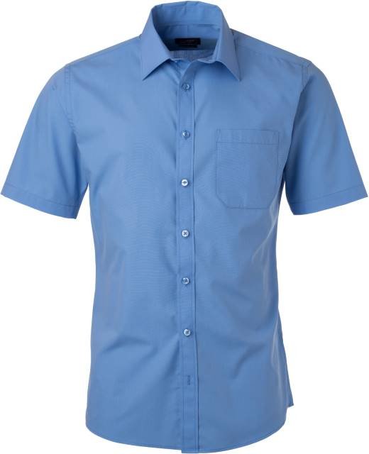 Daiber Men's Shirt Shortsleeve Poplin – Aqua