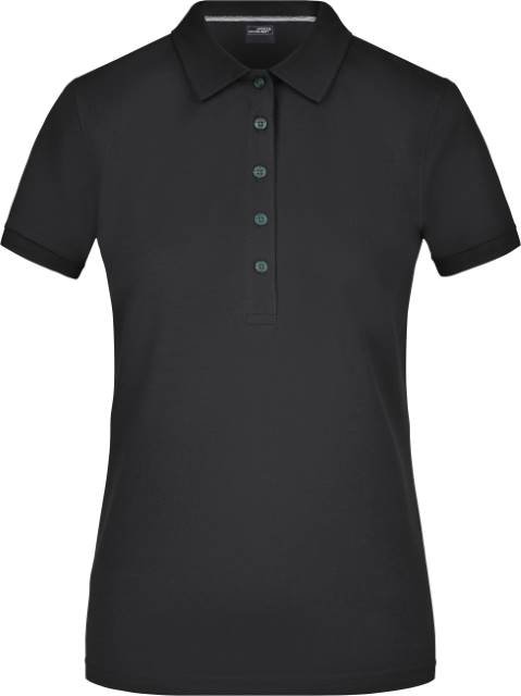 Daiber Ladies' Pima Polo – Black