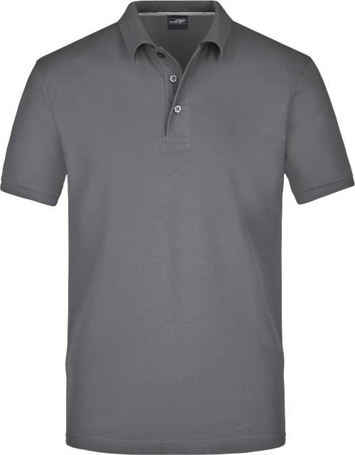 Daiber Men's Pima Polo – Carbon