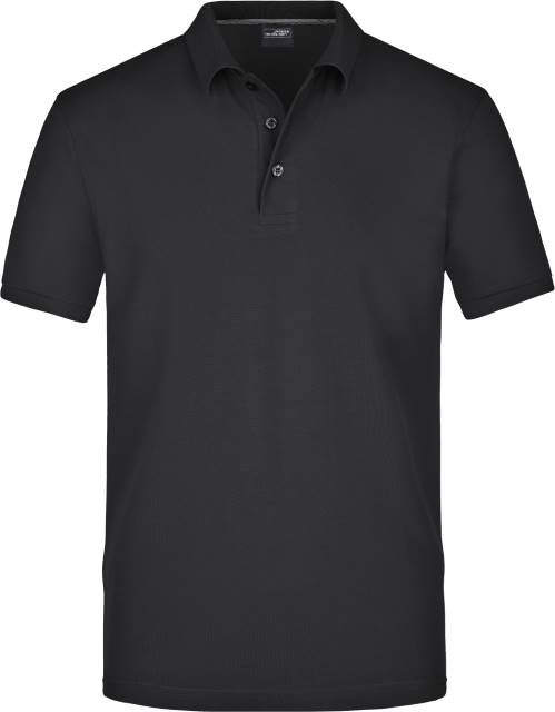 Daiber Men's Pima Polo – Black