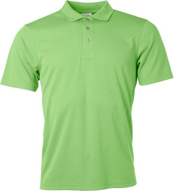 Daiber Men's Active Polo – Lime Green