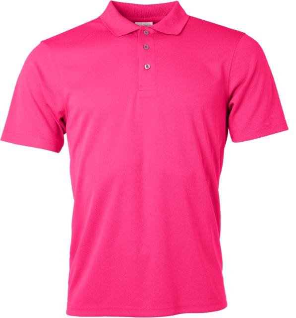 Daiber Men's Active Polo – Pink