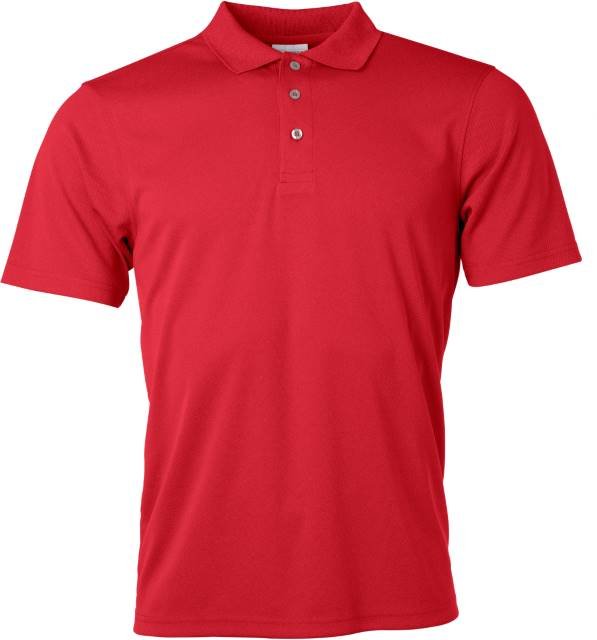 Daiber Men's Active Polo – Red