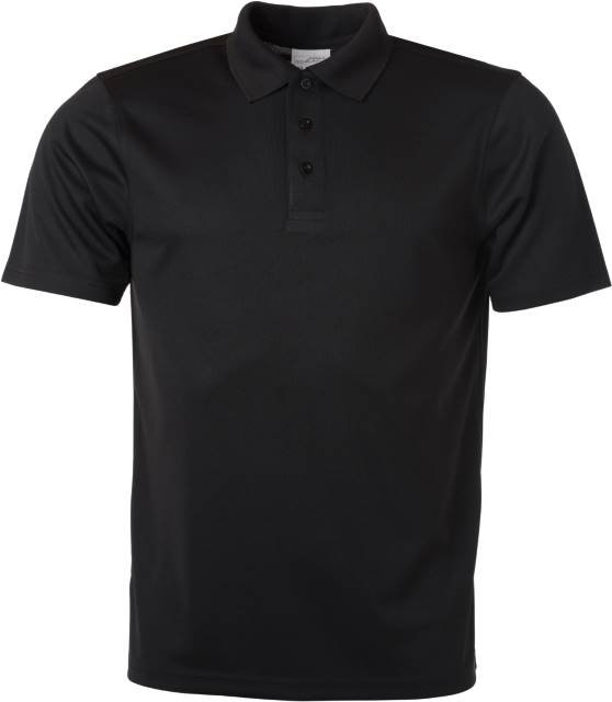 Daiber Men's Active Polo – Black
