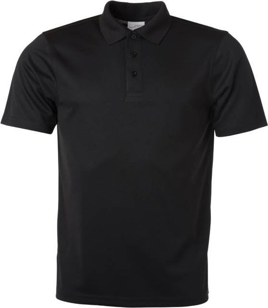 Daiber Men's Active Polo – Black