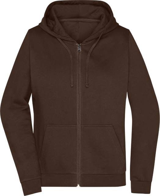 Daiber Ladies' Promo Zip Hoody – Brown