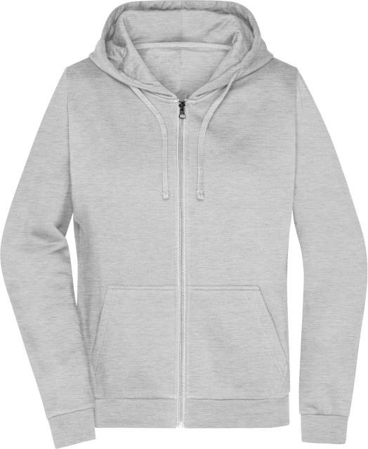 Daiber Ladies' Promo Zip Hoody – Grey Heather
