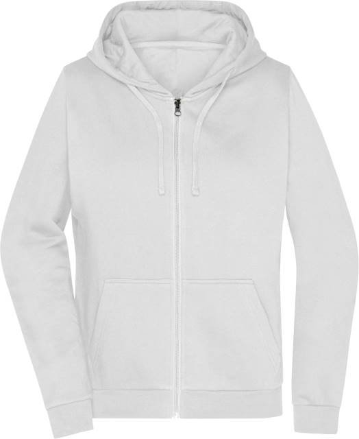 Daiber Ladies' Promo Zip Hoody – White
