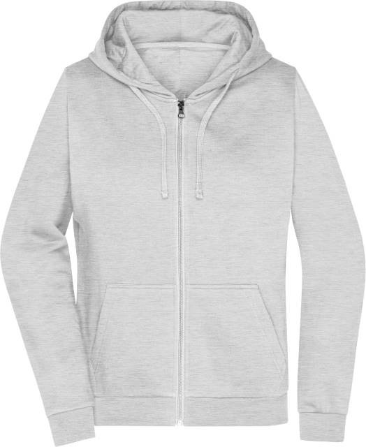 Daiber Ladies' Promo Zip Hoody – Ash (Heather)