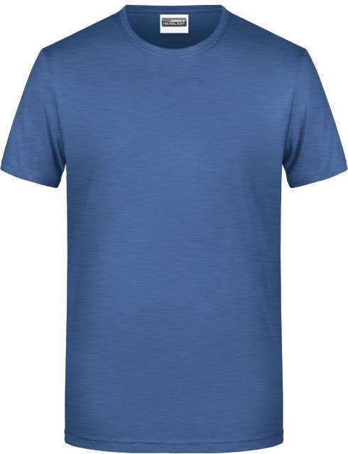 Daiber Men's Basic-T – Light Denim Melange