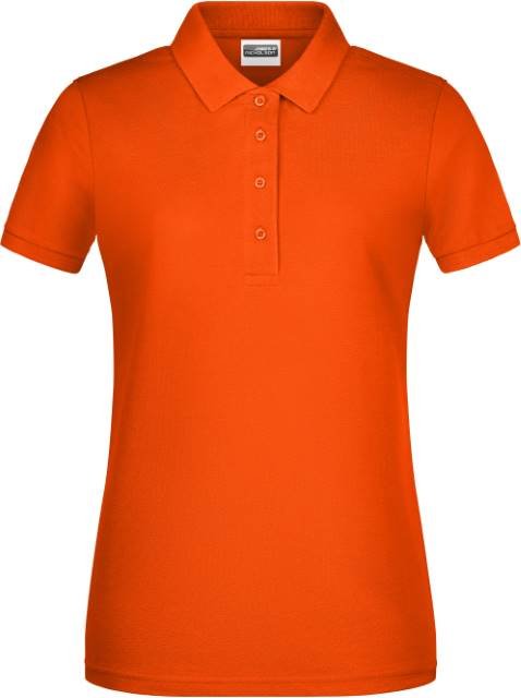 Daiber Ladies' Basic Polo – Dark Orange