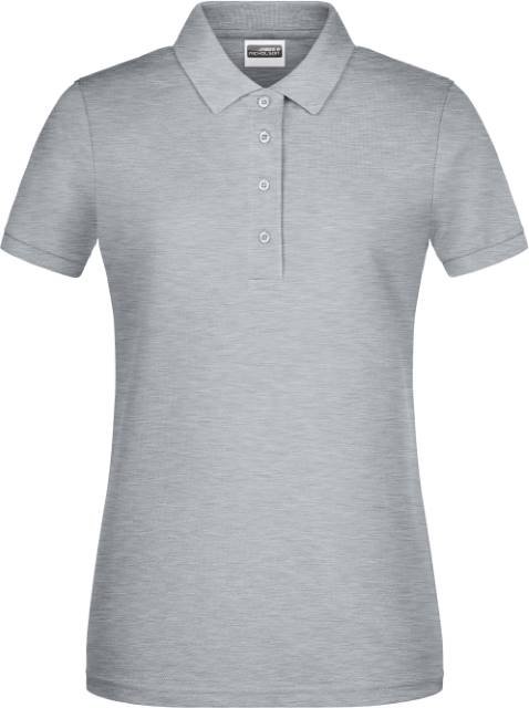 Daiber Ladies' Basic Polo – Grey Heather