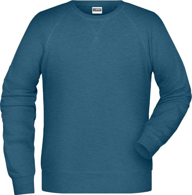 Daiber Men's Sweat – Petrol Melange