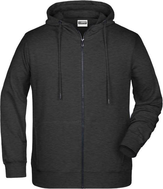 Daiber Men's Zip-Hoody – Black Heather