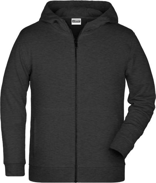 Daiber Children's Zip Hoody – Black Heather