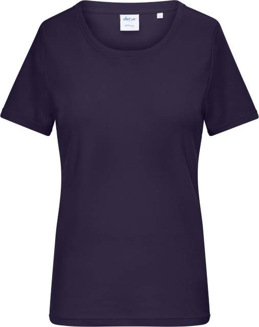 Daiber Ladies' T-Shirt 1:1 Rib – Deep Purple