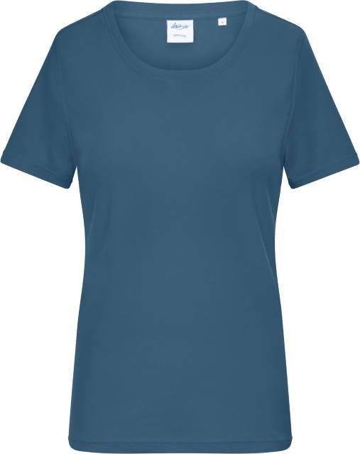 Daiber Ladies' T-Shirt 1:1 Rib – Dusty Blue