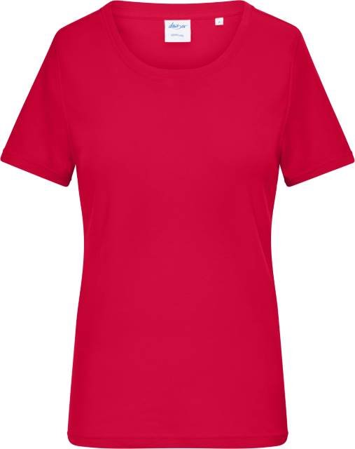 Daiber Ladies' T-Shirt 1:1 Rib – Red
