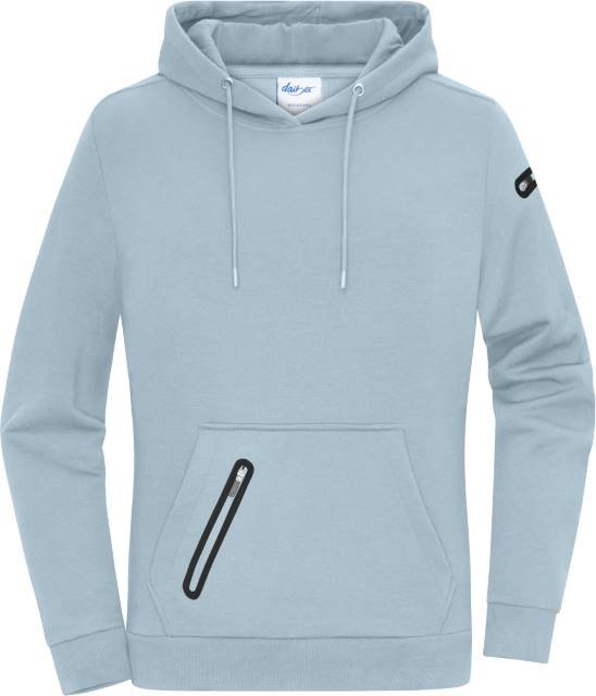 Daiber Ladies' Hoody Interlock – Milky Blue