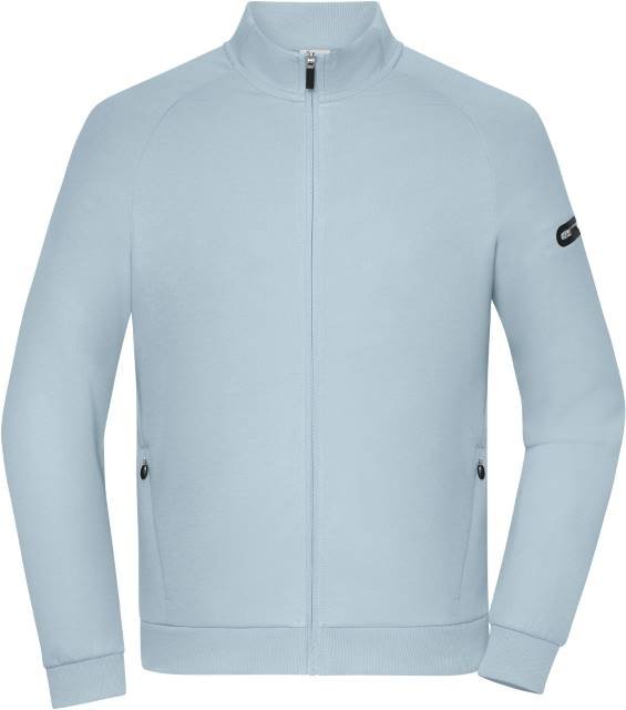 Daiber Men's Zip Jacket Interlock – Milky Blue