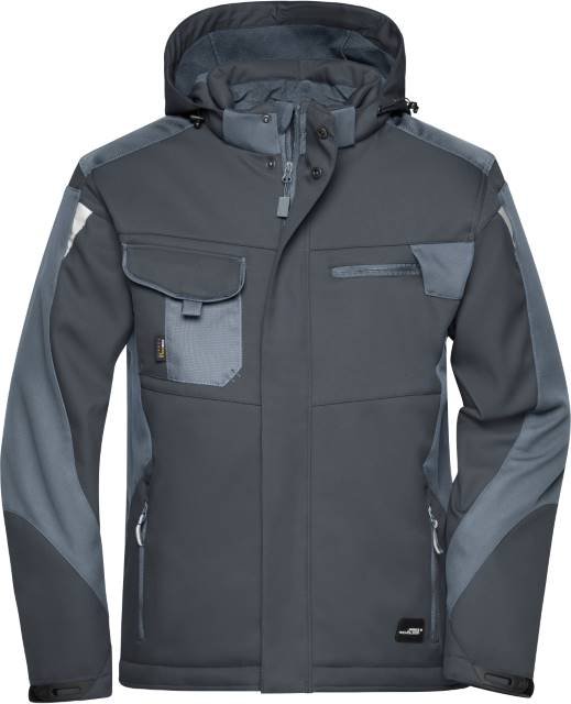 Daiber Craftsmen Softshell Jacket -STRONG- – Black / Carbon