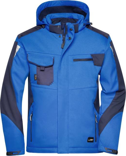 Daiber Craftsmen Softshell Jacket -STRONG- – Royal / Navy