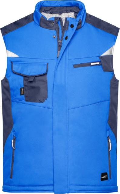 Daiber Craftsmen Softshell Vest -STRONG- – Royal / Navy
