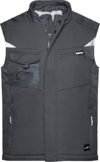 Daiber Craftsmen Softshell Vest -STRONG- – Black / Black