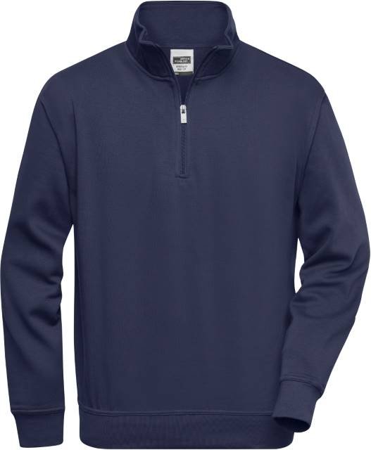 Daiber Workwear Half Zip Sweat – Navy