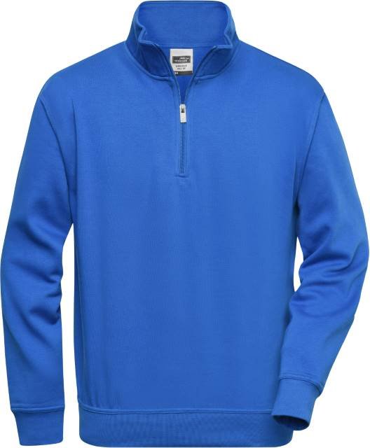 Daiber Workwear Half Zip Sweat – Royal