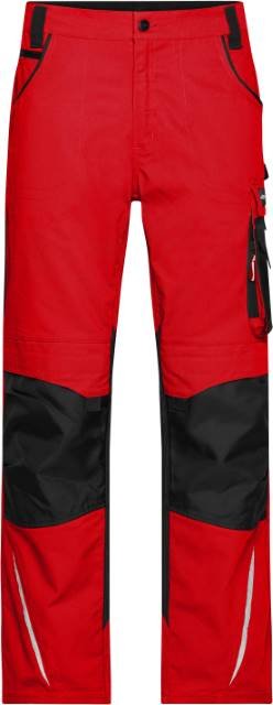 Daiber Workwear Pants -STRONG- – Red / Black