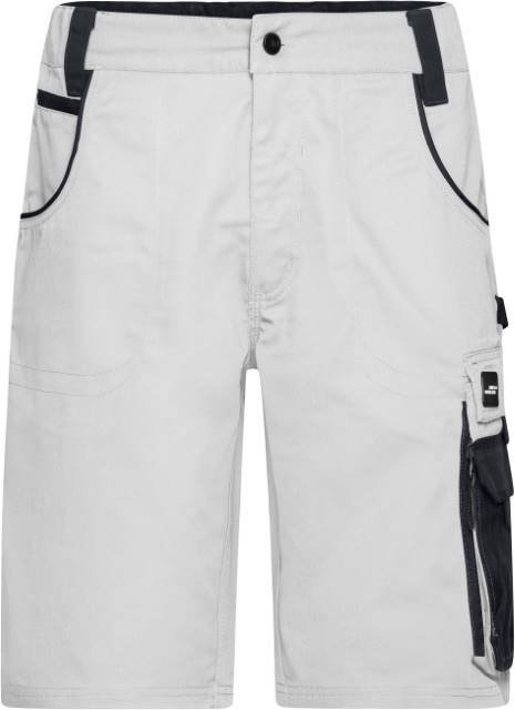 Daiber Workwear Bermudas -STRONG- – White / Carbon